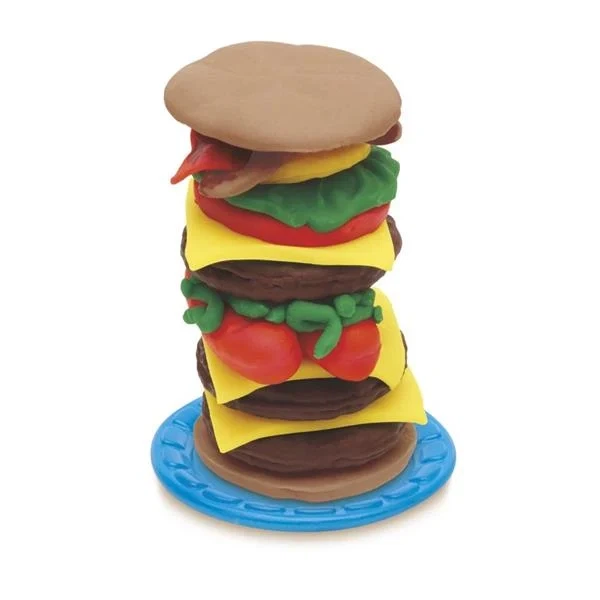 Набор с пластилином Play-Doh Бургер барбекю с грилем и формочками (B5521) - Фото 6 Набор с пластилином Play-Doh Бургер барбекю с грилем и формочками (B5521) - изображение 6