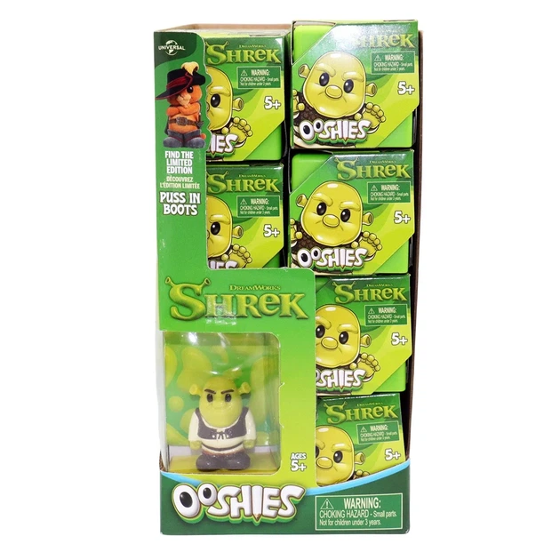 Фигурка-сюрприз Ooshies Шрек резиновая 3,7 см топпер на карандаш - изображение 3
