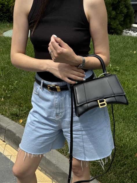 Сумка жіноча Hourglass New Black Gold - Фото 6 Сумка жіноча Hourglass New Black Gold - изображение 6