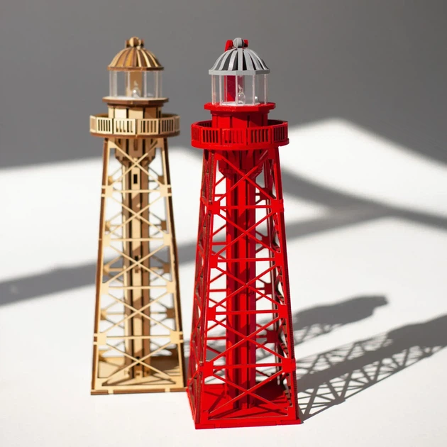 Збірна дерев'яна модель Lighthouse Джарилгацький маяк Херсонська обл Україна - Фото 10 Збірна дерев'яна модель Lighthouse Джарилгацький маяк Херсонська обл Україна - зображення 10