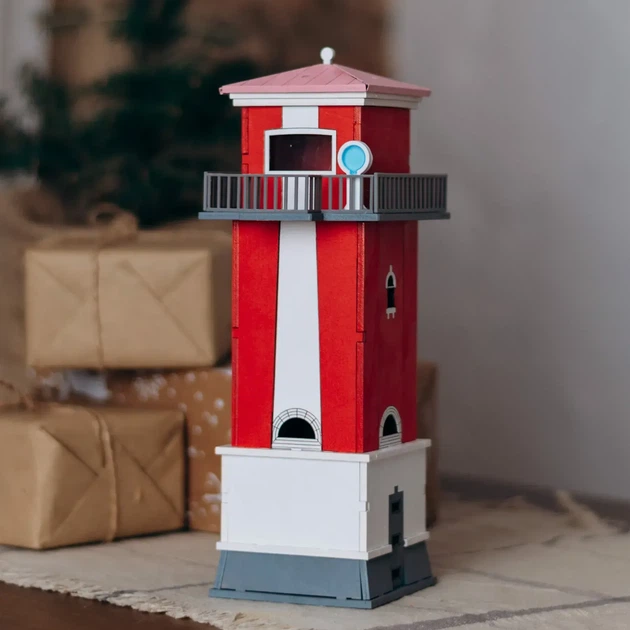 Збірна дерев'яна модель Lighthouse Кисляківський Задній маяк Україна Миколаївська область - зображення 9