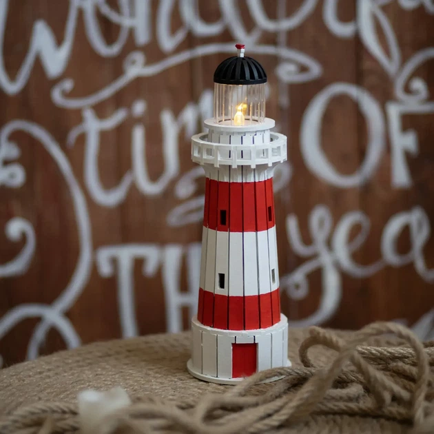 Збірна дерев'яна модель Lighthouse Маяк мису Паллізер Нова Зеландія - Фото 11 Збірна дерев'яна модель Lighthouse Маяк мису Паллізер Нова Зеландія - зображення 11