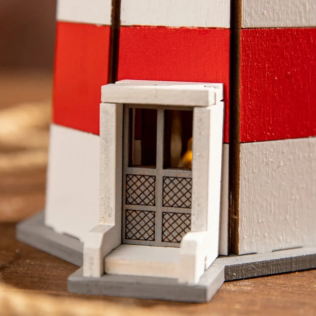 Збірна дерев'яна модель Lighthouse Євпаторійський маяк Україна Крим - зображення 10