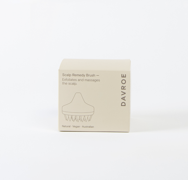 Davroe Exfoliates and Massages the Scalp Массажная щетка для кожи головы - изображение 2