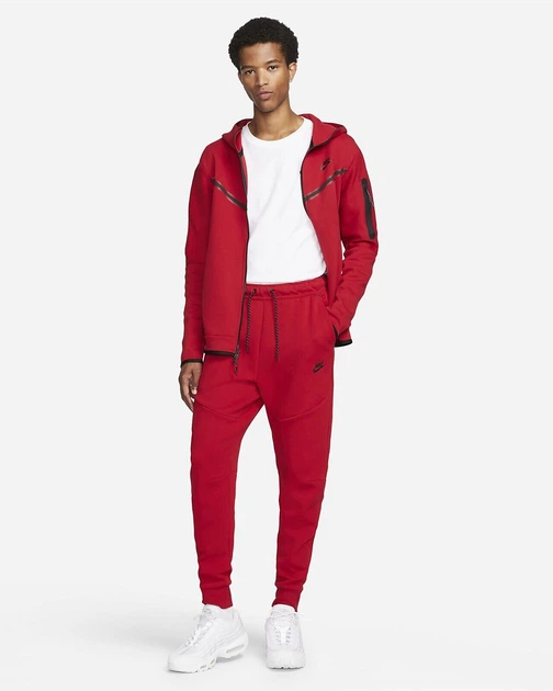 Брюки чоловічі Nike Sportswear Tech Fleece Joggers S Червоний CU4495-687 - Фото 6 Брюки чоловічі Nike Sportswear Tech Fleece Joggers S Червоний CU4495-687 - зображення 6