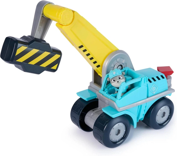 Будівельна машина з фігуркою Rubble & Crew Motor Mega Hammer Щенячий патруль Кремез і команда (6074961) - зображення 4