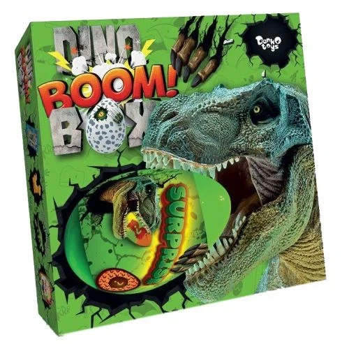 Набор-сюрприз Dankotoys Dino Boom Box от 3 лет с кинетическим песком - Фото 1 Набор-сюрприз Dankotoys Dino Boom Box от 3 лет с кинетическим песком - изображение 1