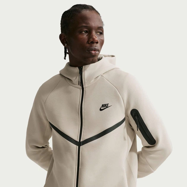 Толстовка мужская Nike M Nk Tch Flc Fz Wr Hoodie L Хаки HV0949-236 - изображение 3