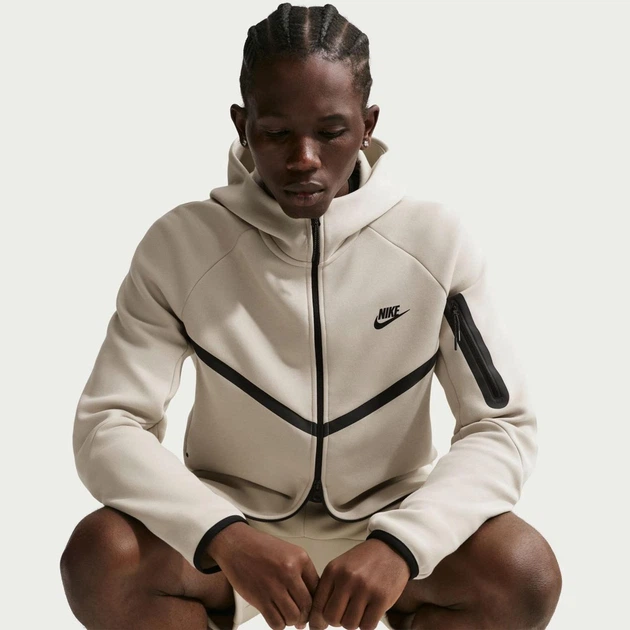 Толстовка мужская Nike M Nk Tch Flc Fz Wr Hoodie L Хаки HV0949-236 - изображение 5