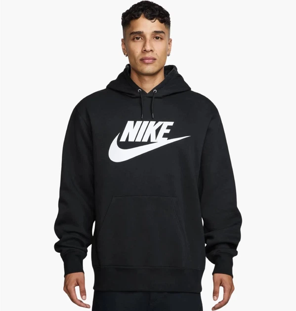 Худі чоловіче Nike Club Bb Fz Black XS Чорний FN3868-010 - Фото 1 Худі чоловіче Nike Club Bb Fz Black XS Чорний FN3868-010 - зображення 1