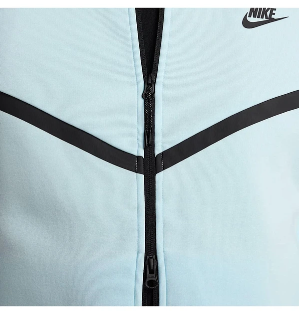 Толстовка чоловіча Nike Sportswear Tech Fleece Light Blue L Блакитний HV0949-474 - Фото 11 Толстовка чоловіча Nike Sportswear Tech Fleece Light Blue L Блакитний HV0949-474 - зображення 11