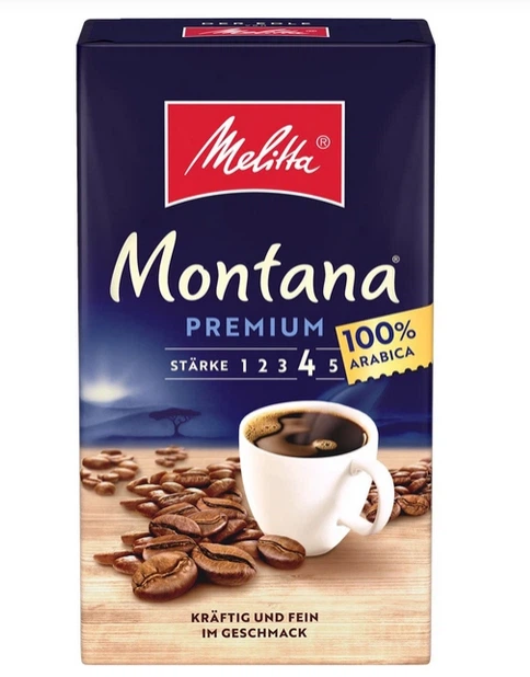 Кофе молотый 515 г Melitta Montana 100% арабика средней обжарки натуральный кофе средний помол орехово шоколадный вкус ароматный напиток с кофеином легкой кислинкой вакуумная упаковка - Фото 8 Кофе молотый 515 г Melitta Montana 100% арабика средней обжарки натуральный кофе средний помол орехово шоколадный вкус ароматный напиток с кофеином легкой кислинкой вакуумная упаковка - изображение 8