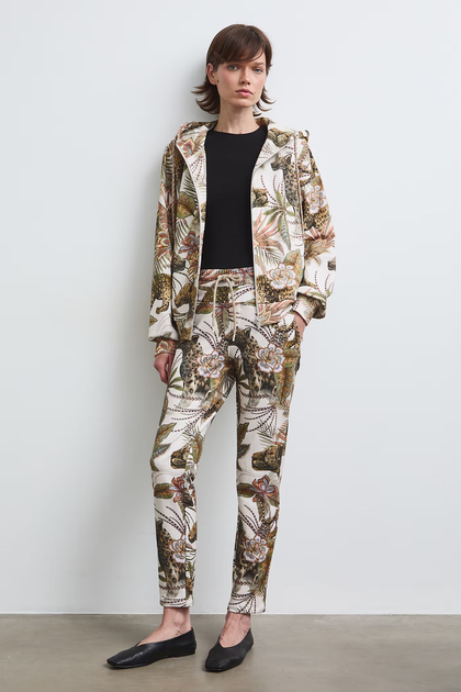 Кофта зипка женская relaxed fit принтованая бежевая Medicine L - Фото 3 Кофта зипка женская relaxed fit принтованая бежевая Medicine L - изображение 3