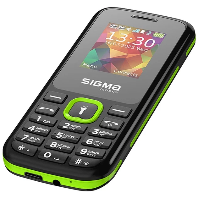 Мобільний телефон Sigma X-style 171 MINI Black-Green (4827798813720) - зображення 5
