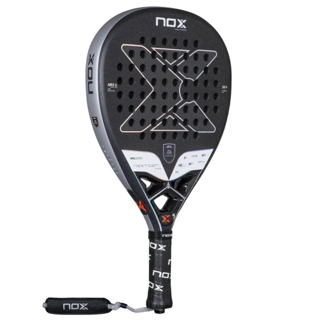 Ракетка для падела Nox Nextgen Pro Attack 3K NFA Series Racket Black/Silver (1114-PNFANGATT) - изображение 7