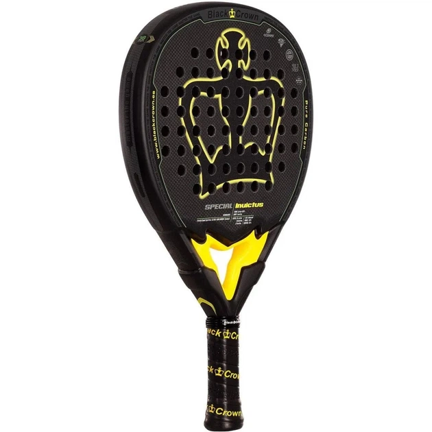 Ракетка для падела Black Crown Special Invictus Black/Yellow (1114-A002728) - изображение 5