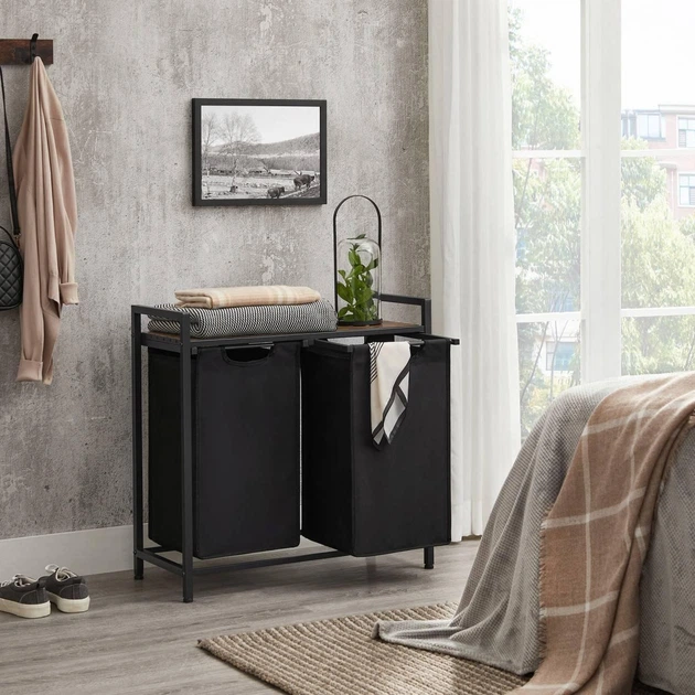 Кошик для зберігання подвійний Songmics 72x33x73 см BLH201B01V1 - изображение 3