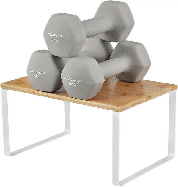 Універсальний комплект кухонних поличок на стільницю Songmics 15,5x33,5-60x19,5 см KCS02NW - изображение 4