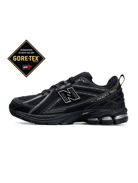 Кросівки чоловічі NB 1906R GTX Black Silver 45 (28,5см) A5956 - Фото 1 Кросівки чоловічі NB 1906R GTX Black Silver 45 (28,5см) A5956 - зображення 1