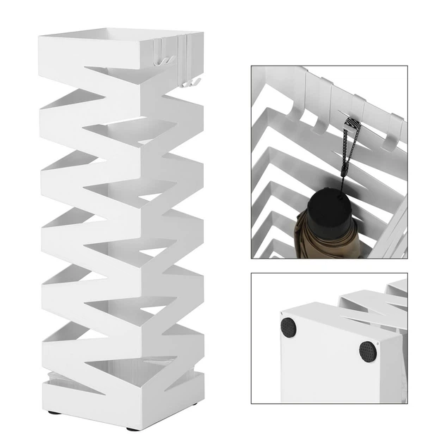 Підставка для парасольок Parasolnik White Modern Openwork 15,5x15,5x49 см Біла LUC16W - Фото 9 Підставка для парасольок Parasolnik White Modern Openwork 15,5x15,5x49 см Біла LUC16W - изображение 9