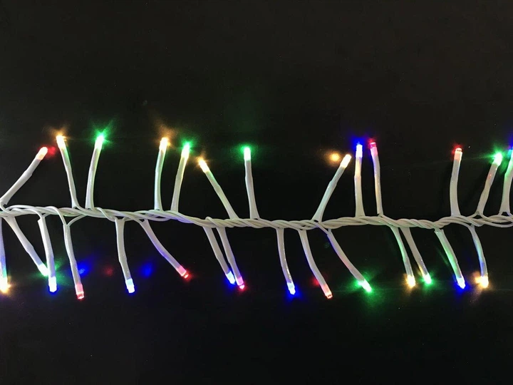 Гирлянда новогодняя LED VALESO Феерверк 200 RGB Многорежимная Белый провод LKS5015 - изображение 2