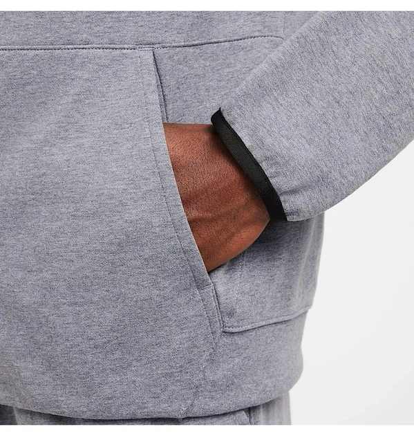 Толстовка мужская Nike Sportswear Tech Fleece Essential Full Zip Grey M Серый DD5284-451 - Фото 6 Толстовка мужская Nike Sportswear Tech Fleece Essential Full Zip Grey M Серый DD5284-451 - изображение 6
