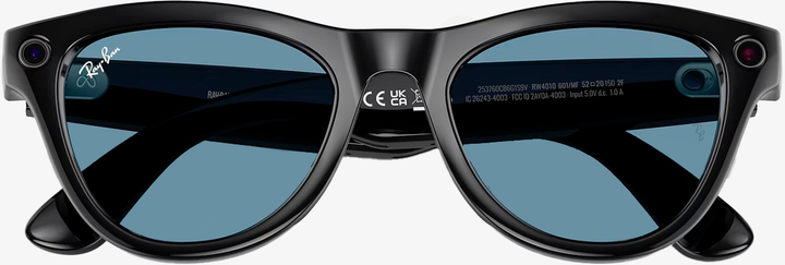 Смарт-очки Ray-Ban Meta Skyler Shiny Black/Transitions Cerulean Blue S-M (RW4010 601/MF52) - изображение 5