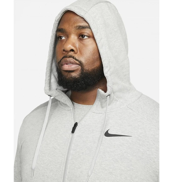 Толстовка мужская Nike M Nk Df Hdie Fz Fl L Серый CZ6376-063 - Фото 2 Толстовка мужская Nike M Nk Df Hdie Fz Fl L Серый CZ6376-063 - изображение 2