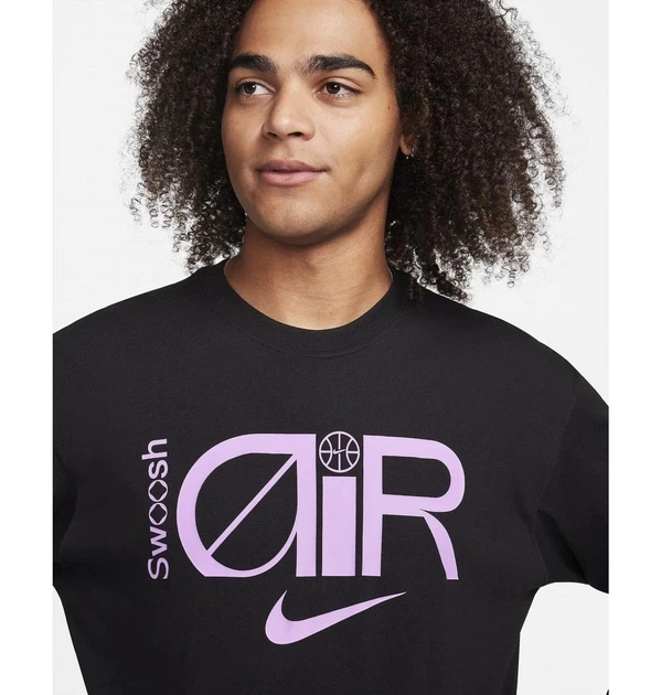 Лонгслив мужской Nike Max90 Long-Sleeve Basketball T-Shirt Black XL Черный FN0819-010 - Фото 7 Лонгслив мужской Nike Max90 Long-Sleeve Basketball T-Shirt Black XL Черный FN0819-010 - изображение 7