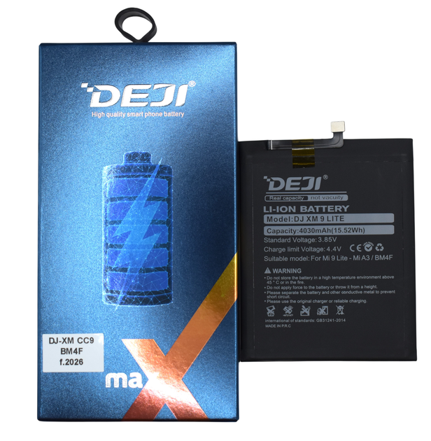 Акумулятор BM4F Xiaomi Mi CC9e Mi A3 Mi 9 Lite 4030 mAh Deji Original - Фото 1 Акумулятор BM4F Xiaomi Mi CC9e Mi A3 Mi 9 Lite 4030 mAh Deji Original - зображення 1