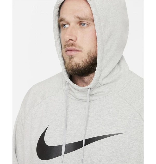 Худи мужское Nike Df Hdie Po Swsh L Серый CZ2425-063 - изображение 2