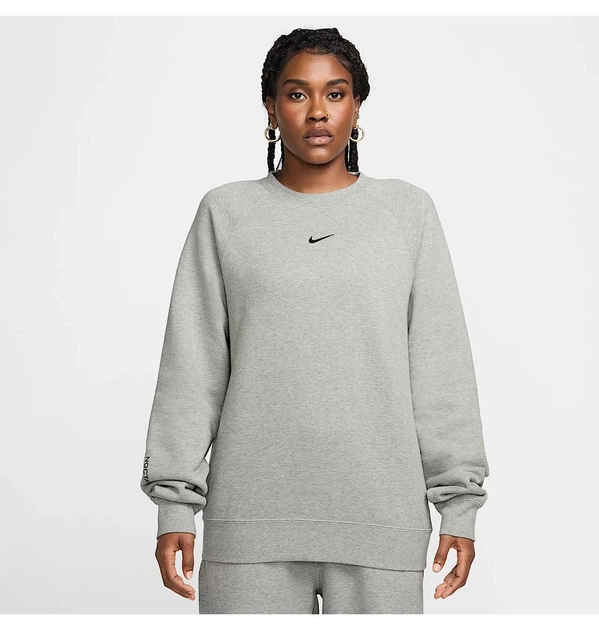 Світшот чоловічий Nike Nocta Fleece Cs Grey M Сірий FN8160-063 - зображення 9