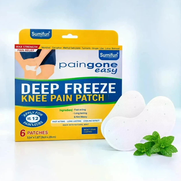 Охлаждающий пластырь для колен Royal Prestige Paingone Easy Deep Freeze, 6 шт - изображение 5
