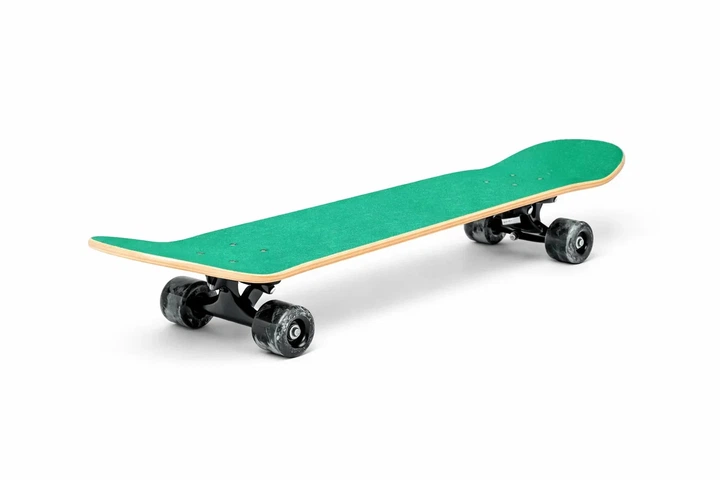 Скейтборд круїзер White Skull дерев'яний з PU колесами - зображення 3