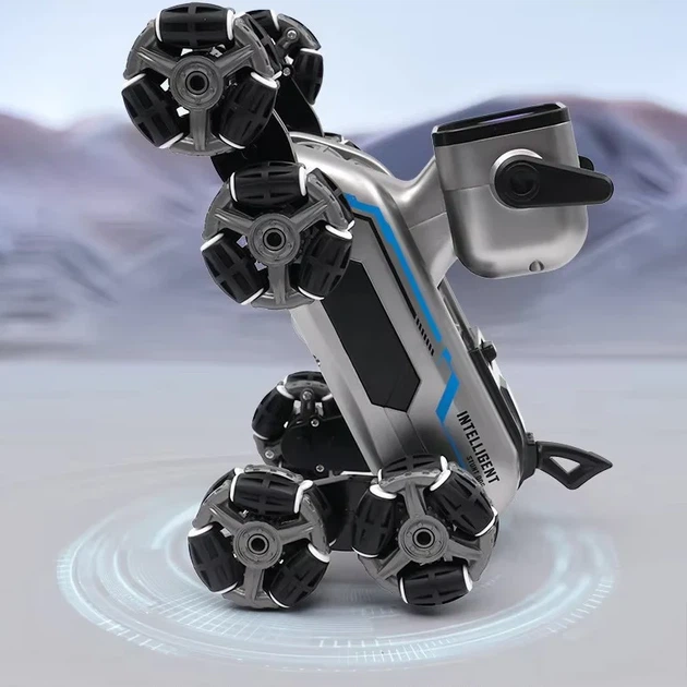 Радиоуправляемый робот-пес Digital Stunt Robot Dog с LED-глазами и музыкой - изображение 2