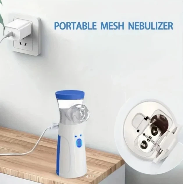 Портативный mesh-небулайзер SEONTV JSL-W302 с двумя масками - Фото 5 Портативный mesh-небулайзер SEONTV JSL-W302 с двумя масками - изображение 5