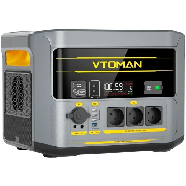Зарядная станция Vtoman FlashSpeed 2400W - Фото 2 Зарядная станция Vtoman FlashSpeed 2400W - изображение 2