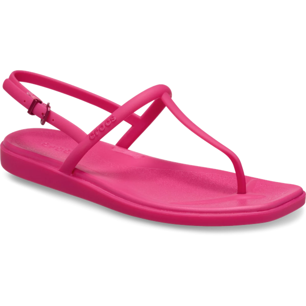 Жіночі сандалі Маямі Crocs Miami Thong Flip Dragonfruit (36-37, малиновий) - зображення 5