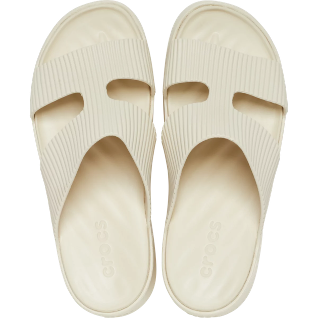 Жіночі крокси сандалі Crocs Getaway Groove Platform H-strap Sandstone (39-40, бежевий) - зображення 3