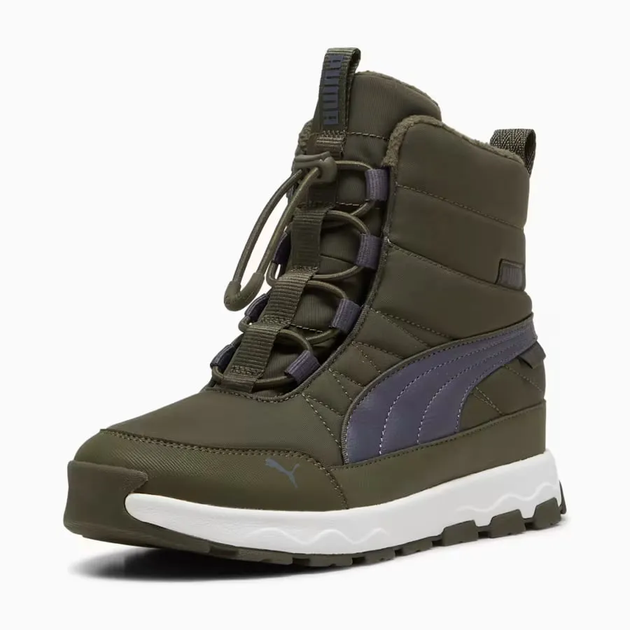Дитячі Черевики Puma Evolve Puretex Boots Dark Olive/Gray/White 38-6-24.7см - изображение 4