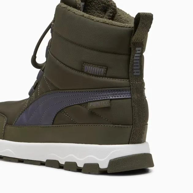 Дитячі Черевики Puma Evolve Puretex Boots Dark Olive/Gray/White 38-6-24.7см - изображение 5