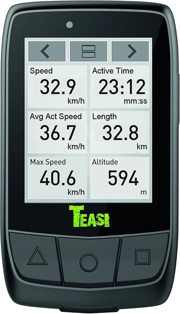Велокомпьютер TEASI Uni Core Black, 1.87| LCD, Bluetooth BLE, скорость, каденс, Tahuna App - изображение 2