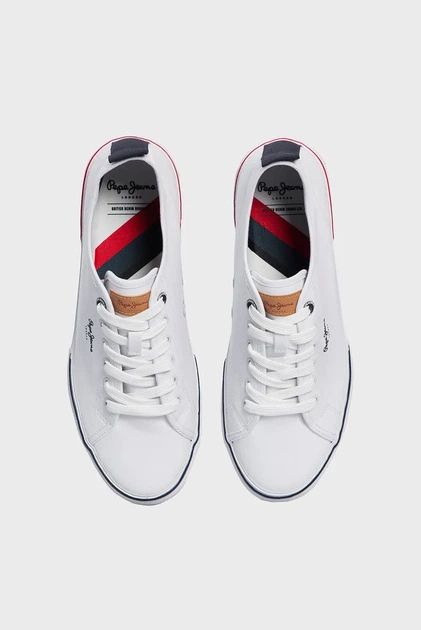 Чоловічі білі кеди KENTON SMART 22 Pepe Jeans 44 PMS30811 - изображение 4