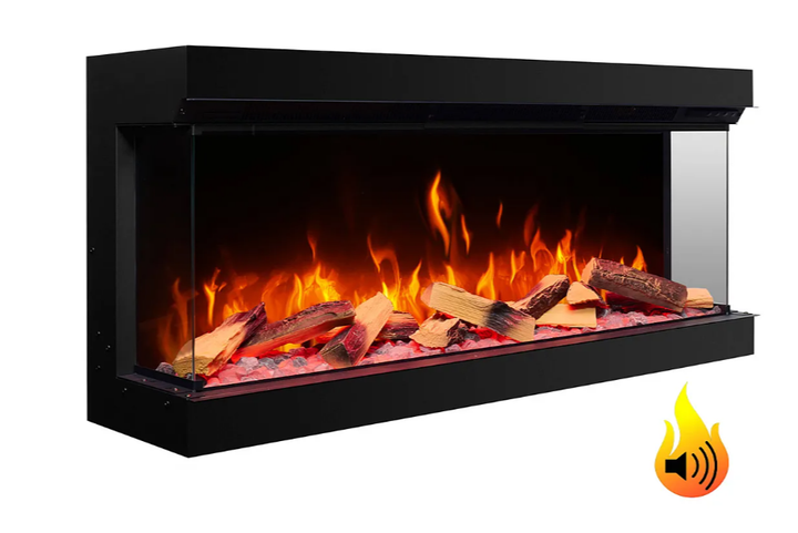 Трехсторонний электрокамин ArtiFlame AF50TS - 125 см, 3D-эффект пламени, LED-подсветка, обогрев и Wi-Fi - изображение 2