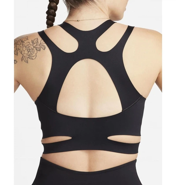 Спортивний топ жіночий Nike W Nk Fm Df Bra 24 XS Чорний FQ2640-010 - Фото 5 Спортивний топ жіночий Nike W Nk Fm Df Bra 24 XS Чорний FQ2640-010 - зображення 5