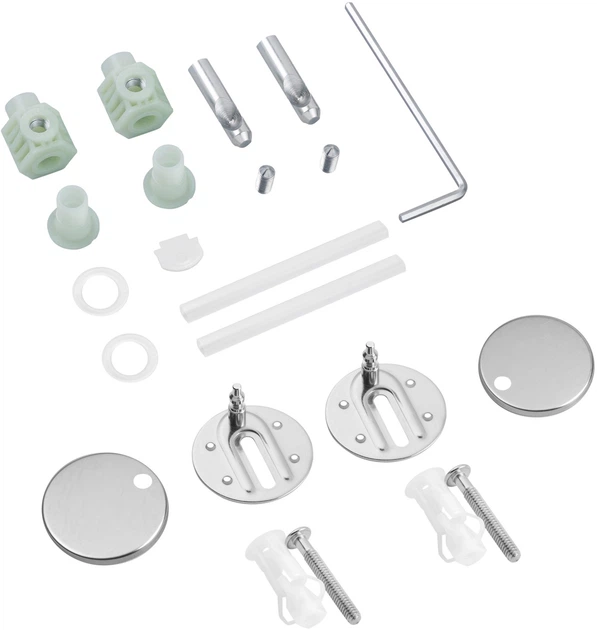 Инсталляция Grohe Rapid SL Solido 38971000 + панель смыва Even 38966KV0 черная глянцевая + унитаз подвесной Kroner Harz WHI493736 Tornado с сиденьем Soft Close дюропласт (38971966KV0KH49T) - изображение 18