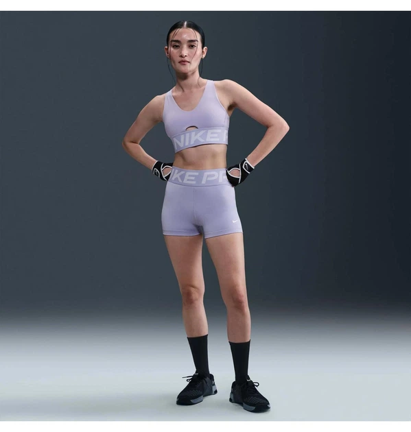 Спортивний топ жіночий Nike Pro Violet M Фіолетовий HF7324-533 - Фото 3 Спортивний топ жіночий Nike Pro Violet M Фіолетовий HF7324-533 - зображення 3