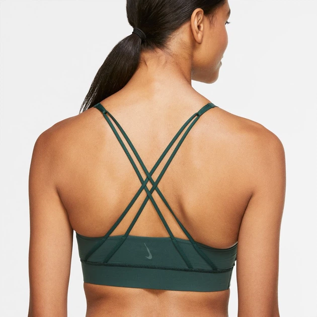 Спортивний топ жіночий Nike Swoosh Luxe Bra Ll XS Зелений CJ0544-397 - зображення 4