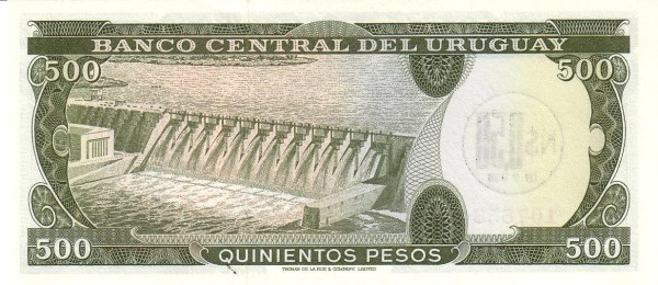 Уругвай 0.5 Нових Песо 1975 рік Банкноти світу UNC - Фото 2 Уругвай 0.5 Нових Песо 1975 рік Банкноти світу UNC - изображение 2