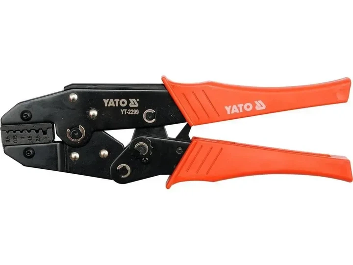 Клещи для обжима и зачистки YATO 230 мм 20-12 AWG 0.5-4 мм² YT-2299 - Фото 1 Клещи для обжима и зачистки YATO 230 мм 20-12 AWG 0.5-4 мм² YT-2299 - изображение 1